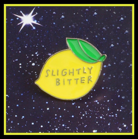 Jewelry - 🆕 Kitschy and sarcastic, such a bitter pin. 😉